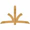 Ekena Millwork Davenport Rough Sawn Timber Gable Bracket, Western Red Cedar, 84"W x 53"H x 4"D x 6"F, 15/12 Pitch GBW084X53X0406DAV00RWR - alternate 1